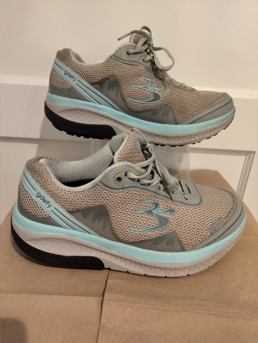 G-DEFY Gravity Defyer  Sneakers Orthopedic Shoes Gray Womens Size 7.5 Walking